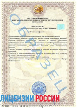 Образец сертификата соответствия (приложение) Назрань Сертификат ISO 27001