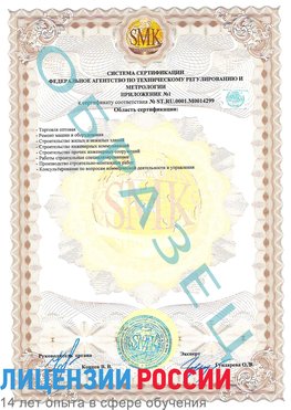 Образец сертификата соответствия (приложение) Назрань Сертификат ISO 14001